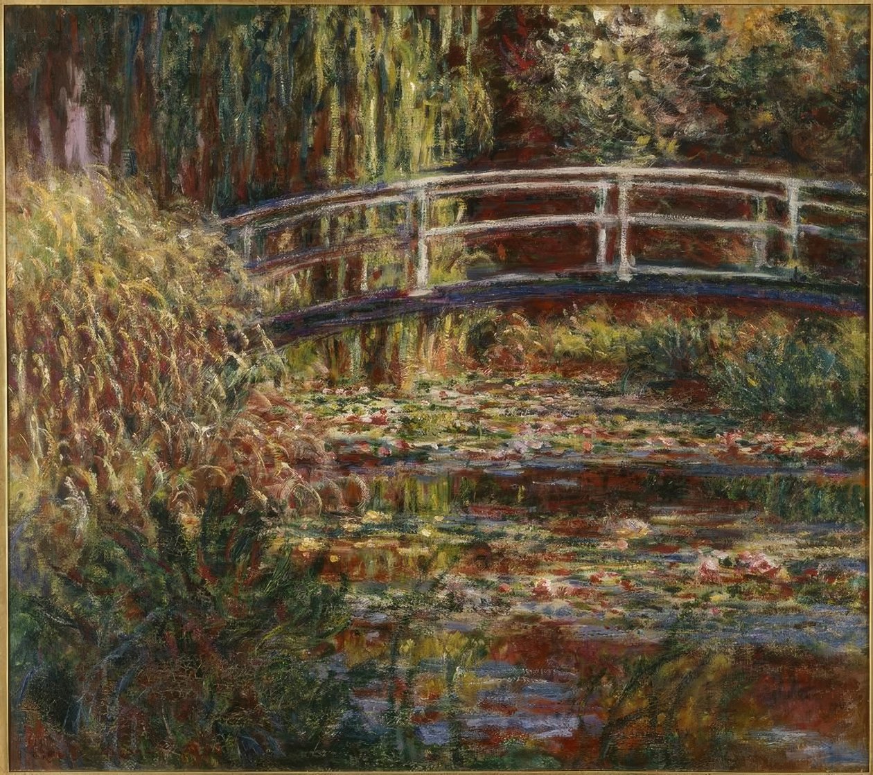 Le Bassin aux nymphéas, harmonie rose - Claude Monet