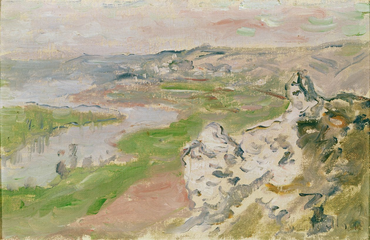 Le Cirque des Céteaux, la Seine vue des hauteurs de Chantemerle, 1881 - Claude Monet