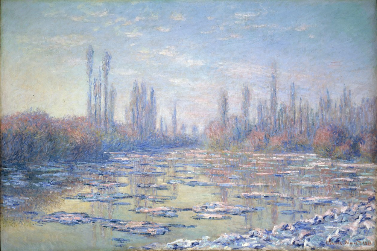 Les Glacons, 1880 - Claude Monet