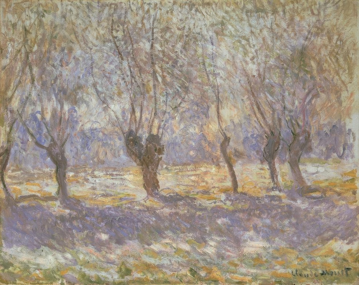 Les saules, Giverny - Claude Monet