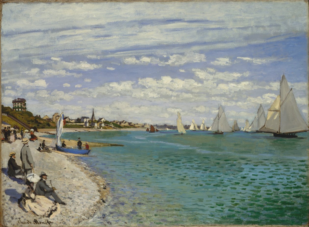 Régate à Sainte-Adresse - Claude Monet