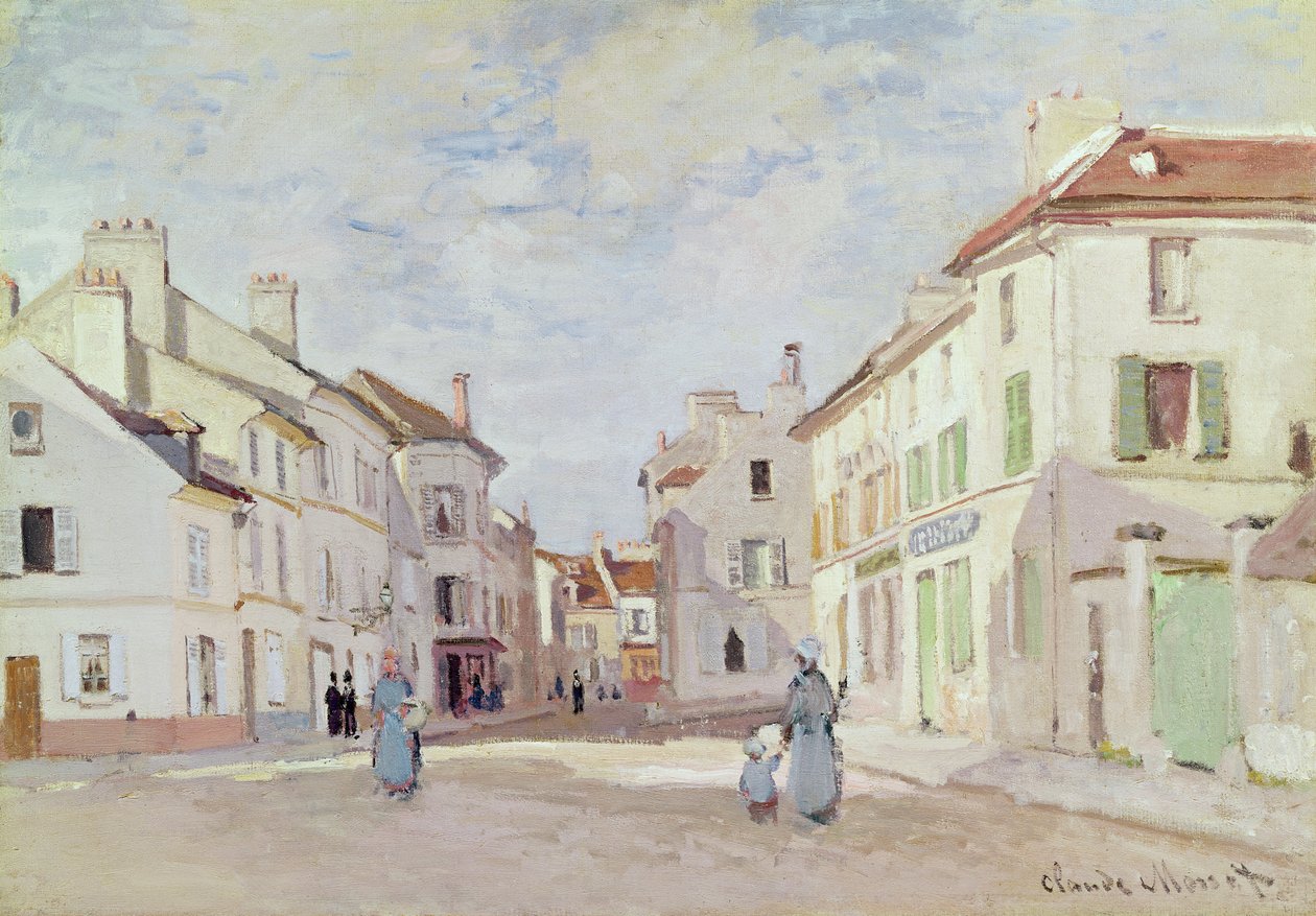 Rue de la Chaussée à Argenteuil - Claude Monet