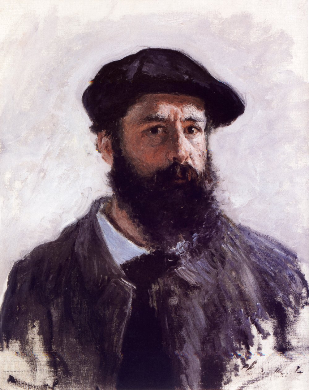 Autoportrait en béret - Claude Monet