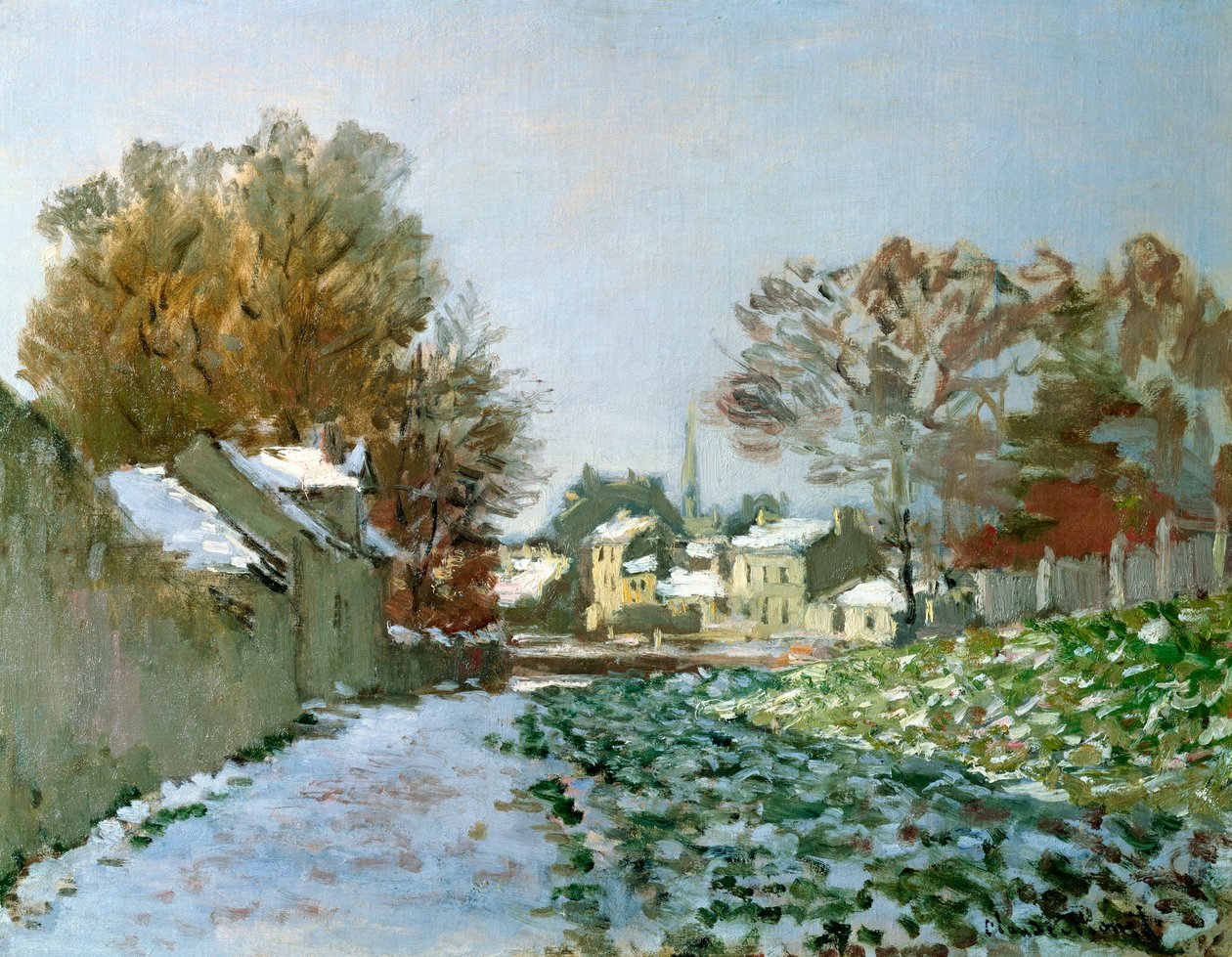 Neige à Argenteuil, 1874 - Claude Monet