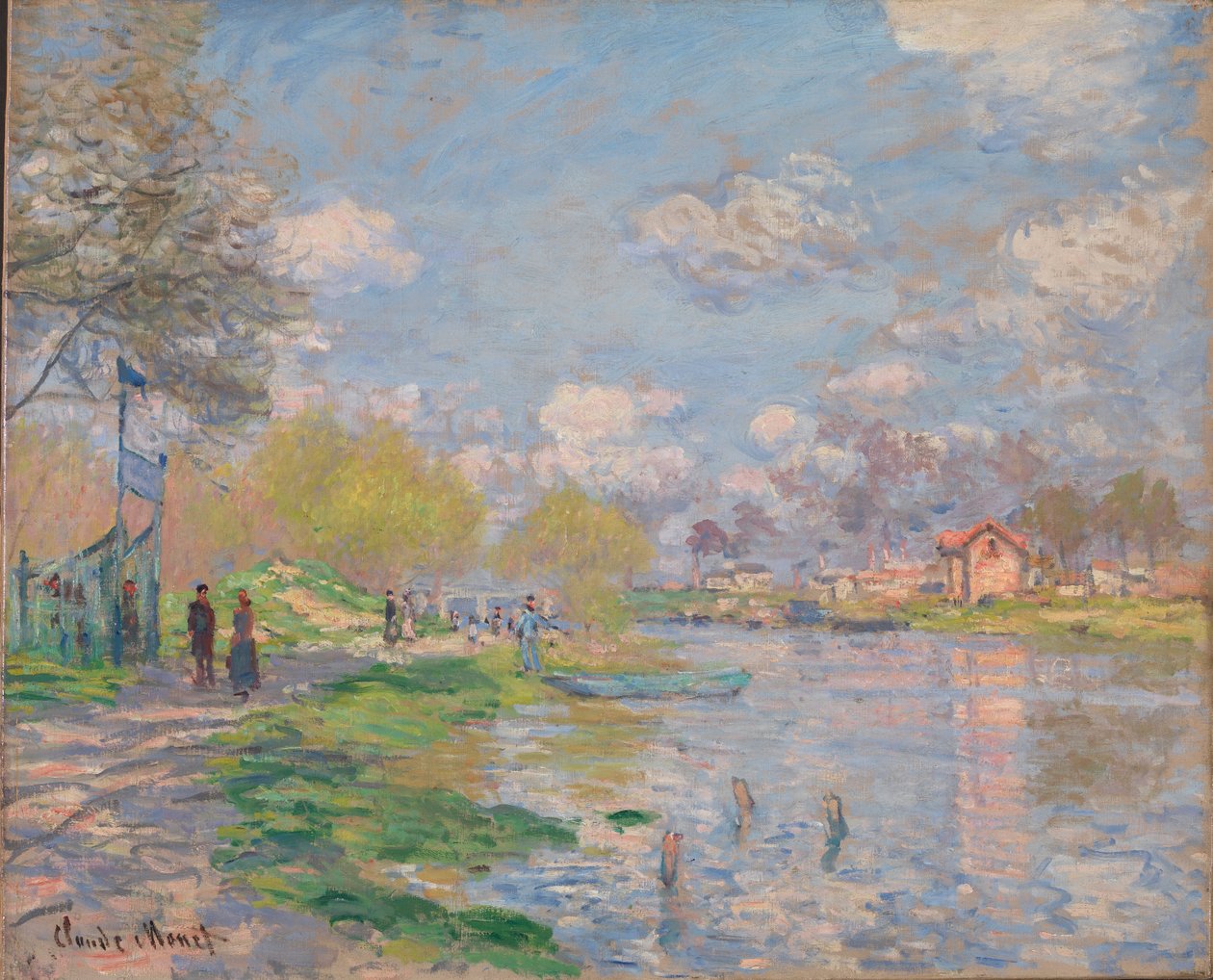 Printemps au bord de la Seine - Claude Monet