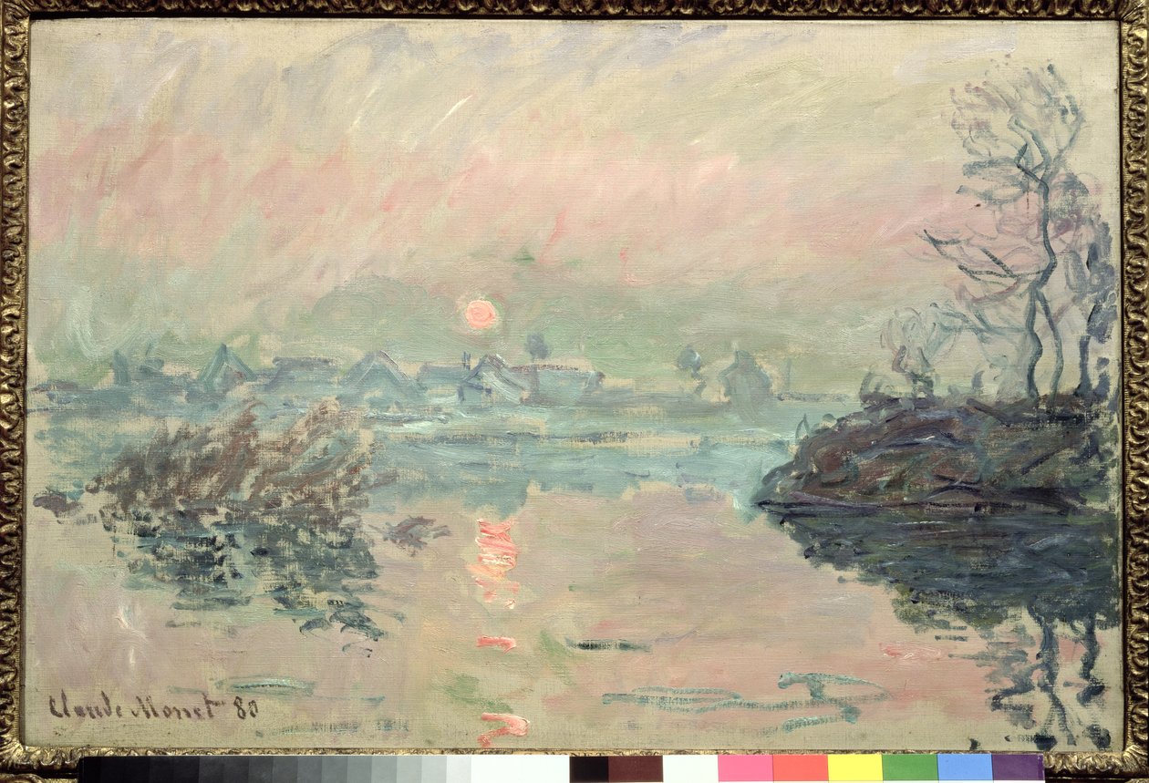 Coucher de soleil, 1880 - Claude Monet