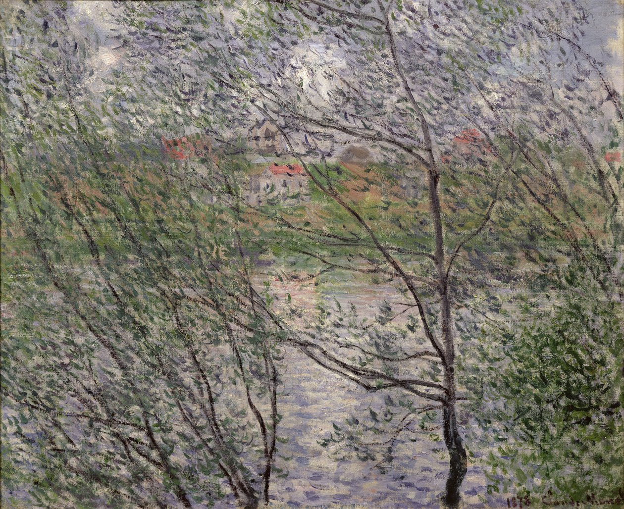 Les rives de la Seine ou, le printemps à travers les arbres, 1878 - Claude Monet