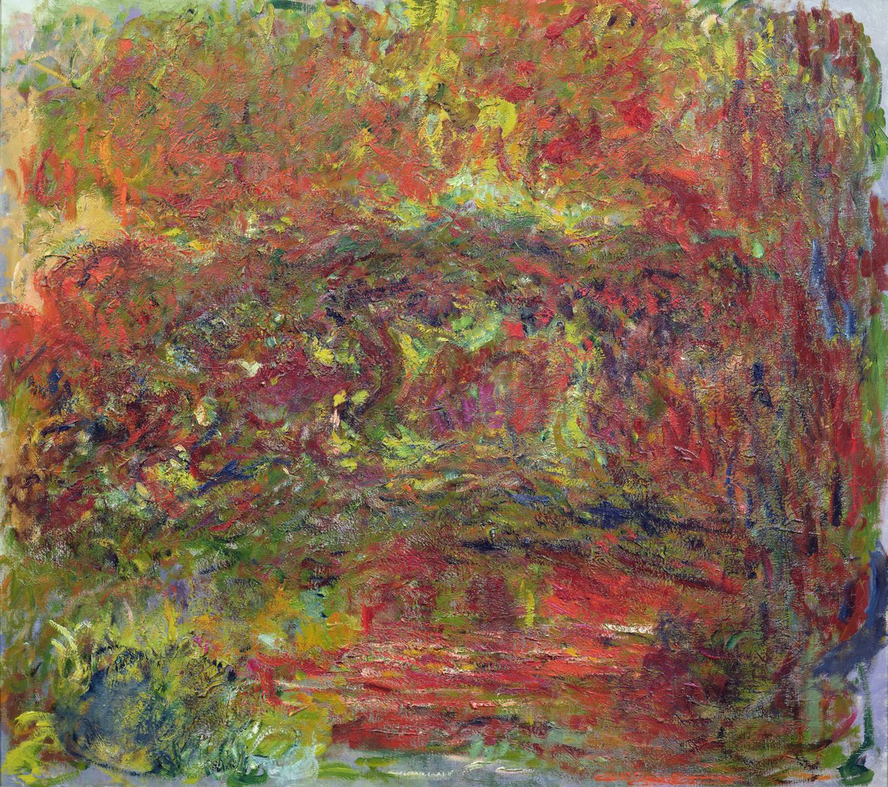 Le Pont Japonais, 1918-24 (détail) - Claude Monet