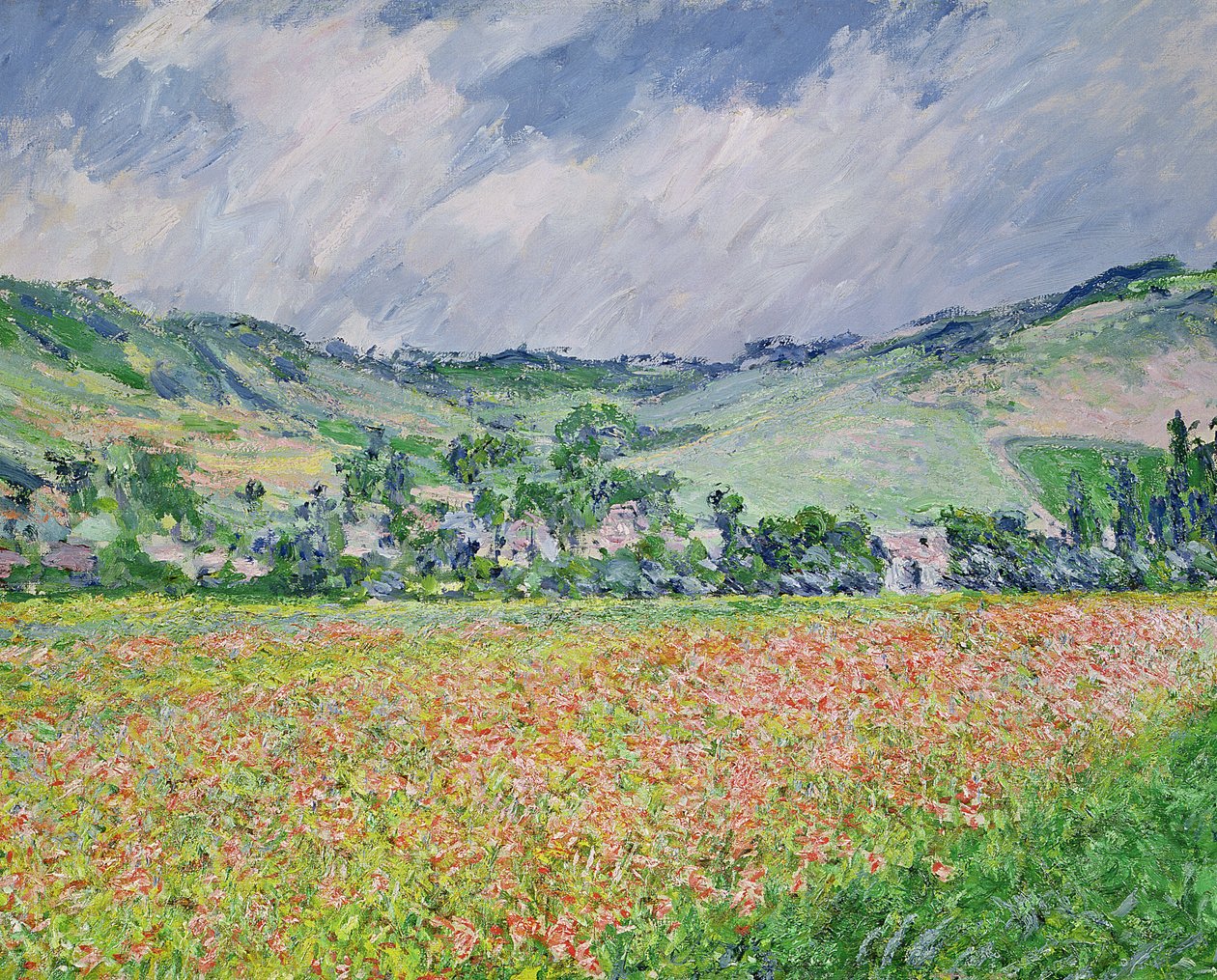 Le Champ de coquelicots près de Giverny, 1885 - Claude Monet