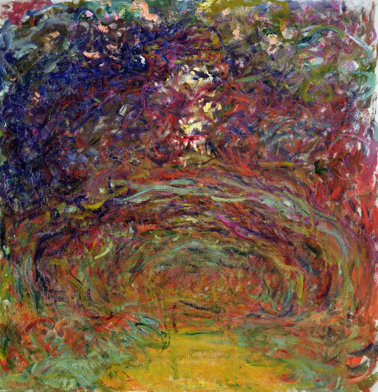 Le chemin des roses à Giverny, 1920-22 - Claude Monet