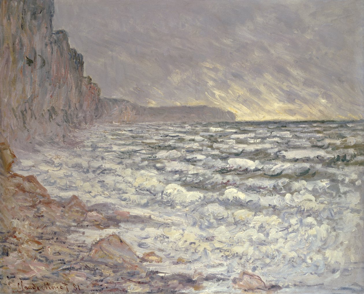 La mer à Fécamp, 1881 - Claude Monet