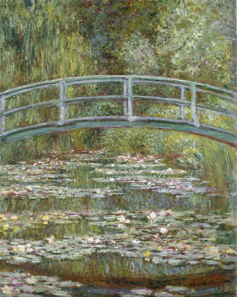 Le Bassin aux nymphéas (aussi connu sous le nom de Pont japonais) - Claude Monet