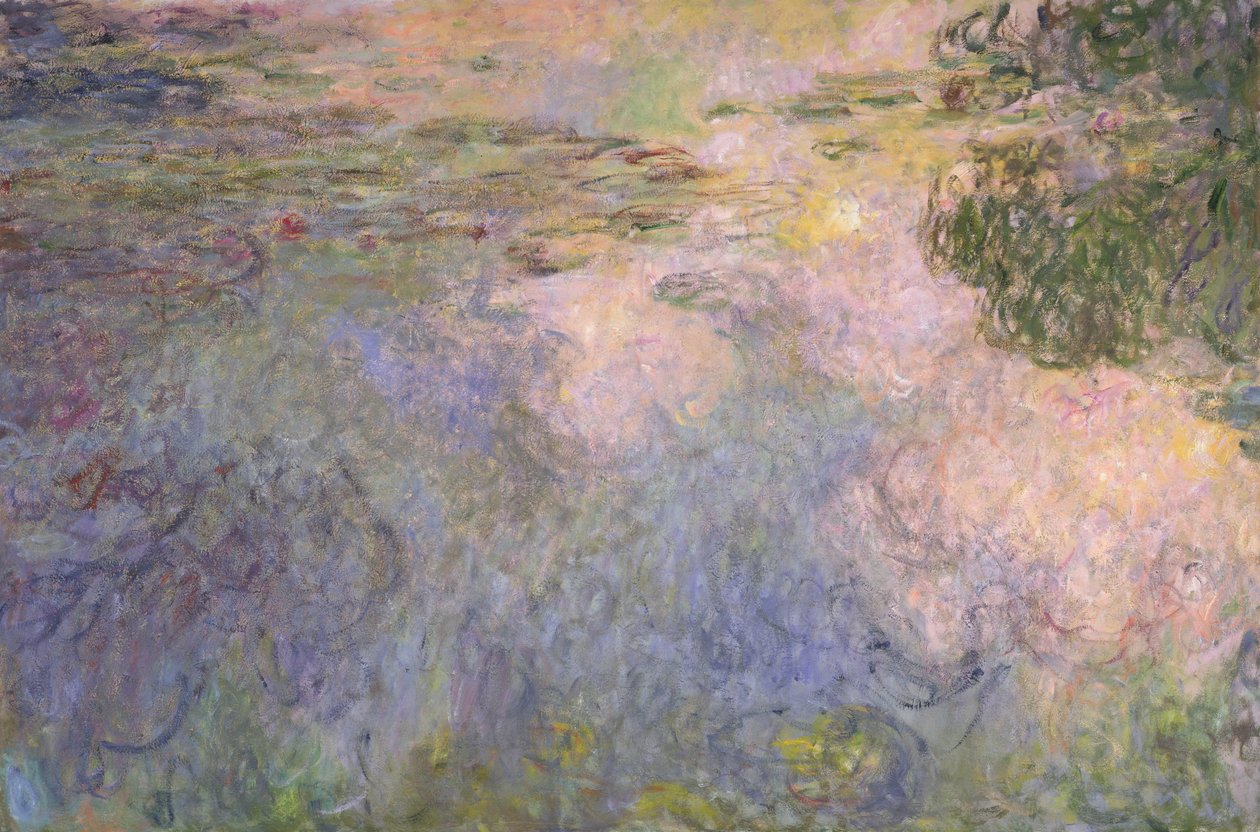 Le bassin aux nymphéas, c.1917-20 - Claude Monet