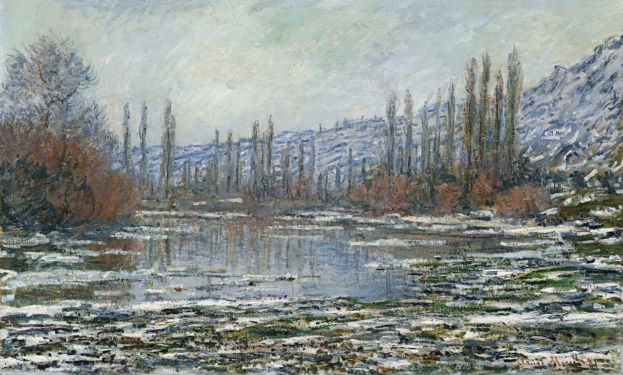 Le dégel à Vétheuil - Claude Monet