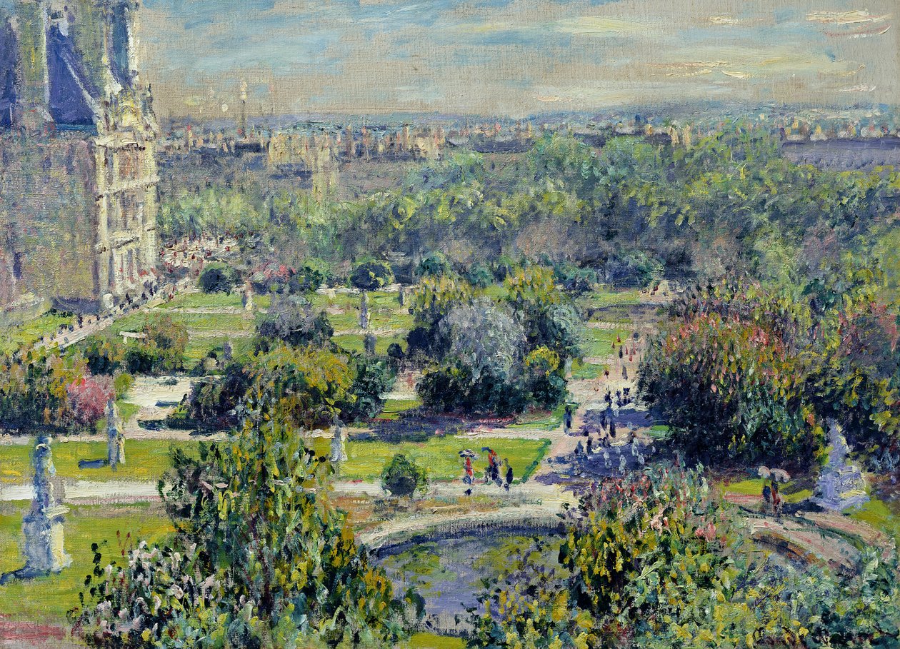 Vue des jardins des Tuileries, Paris, 1876 - Claude Monet