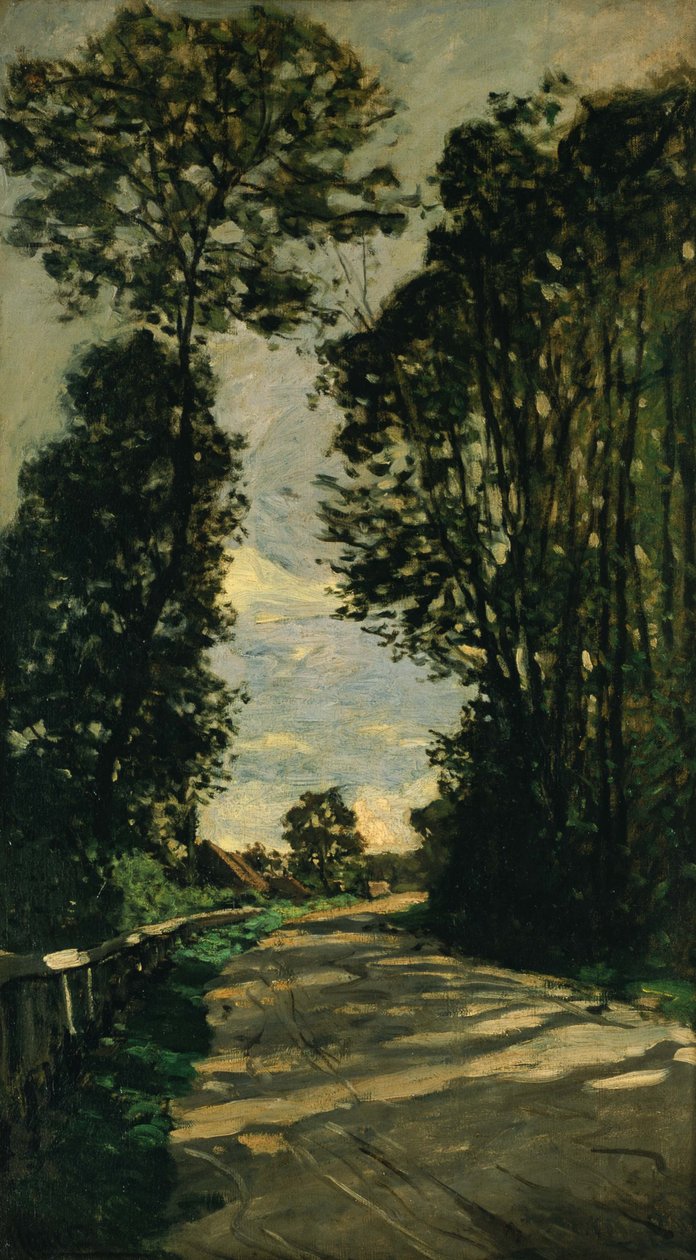 Promenade (Route de la ferme Saint-Siméon) - Claude Monet