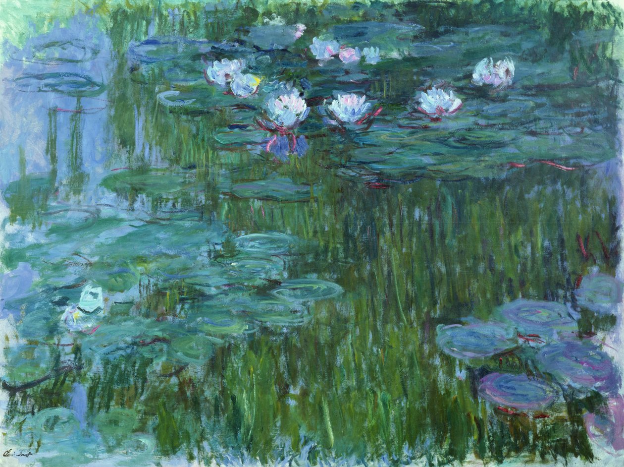 Nénuphars, 1914-17 (détail) - Claude Monet