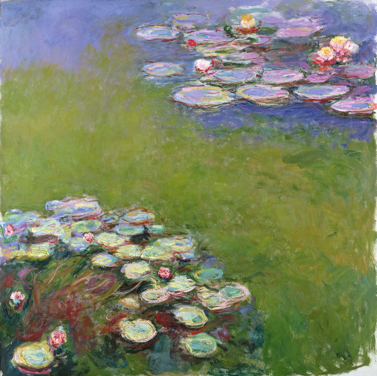 Nénuphars, 1914-17 (détail) - Claude Monet
