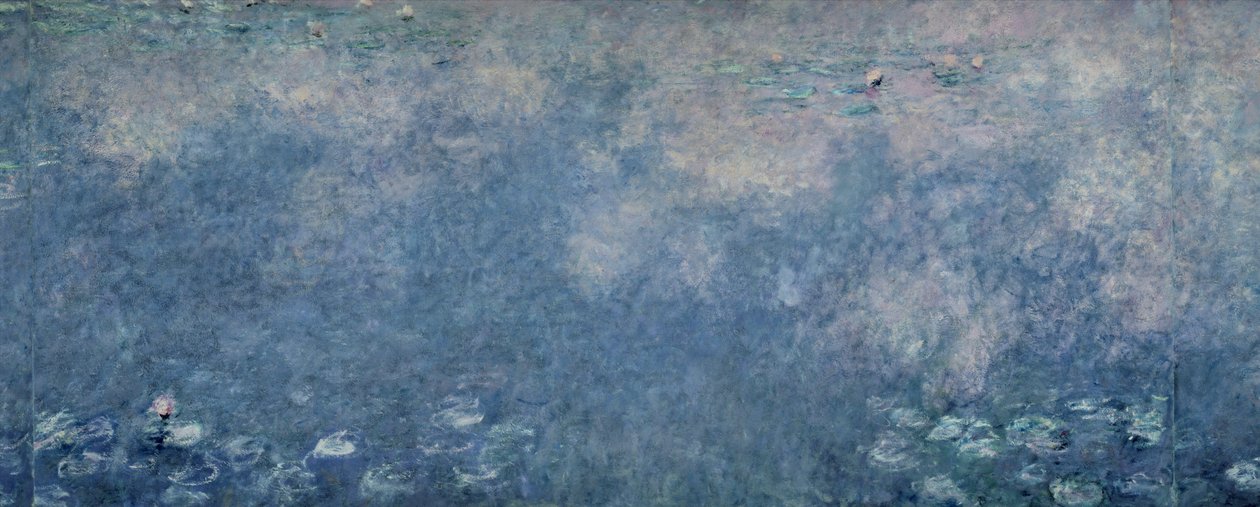 Nénuphars : Deux saules pleureurs, section centrale droite, 1914-18 - Claude Monet