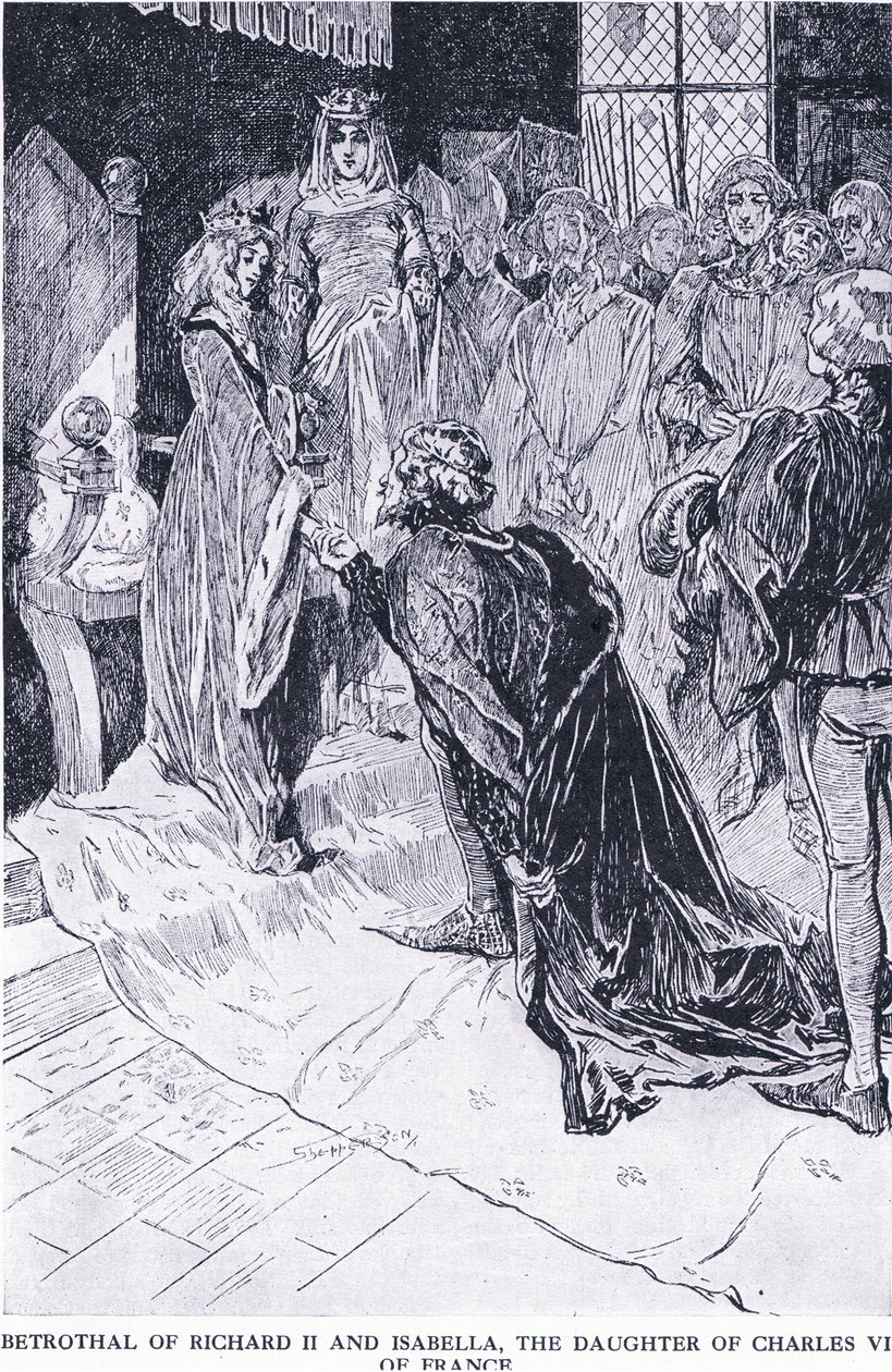 Fiançailles de Richard II et Isabelle, fille de Charles VI de France, de l