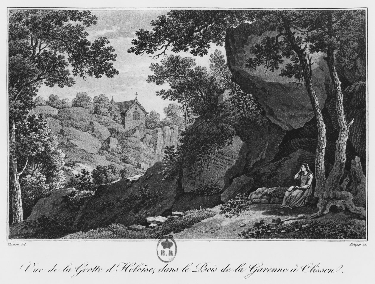 Vue de la grotte d
