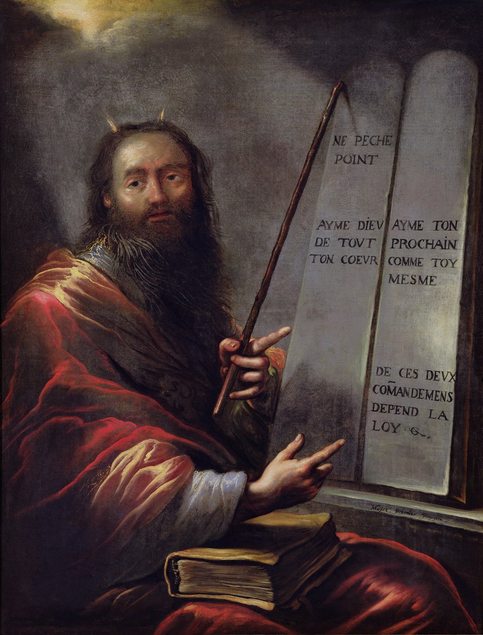 Moïse et les Tables de la Loi - Claude Vignon