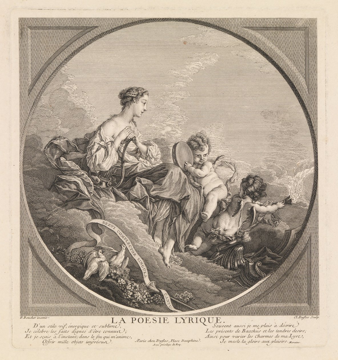 La poésie lyrique - Claude Agustin Duflos