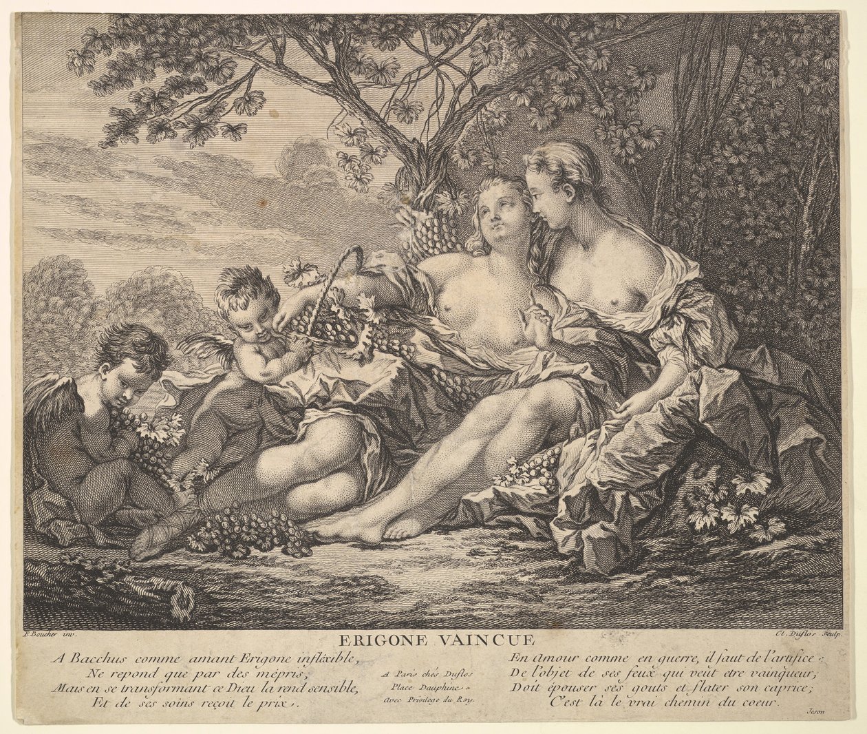 Érigone vaincue - Claude Augustin Duflos