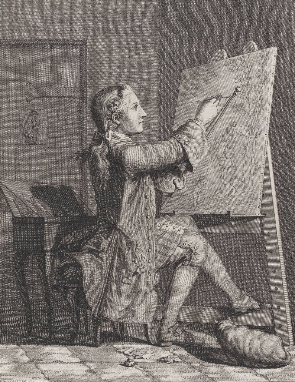 La Peinture - Claude Augustin Duflos