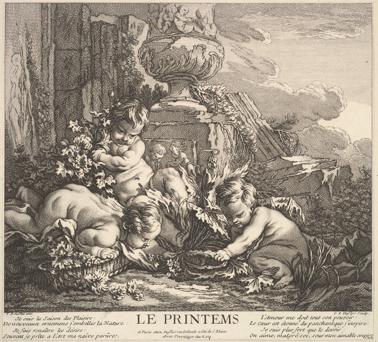 Printemps, 1735-1786 - Claude Augustin Duflos