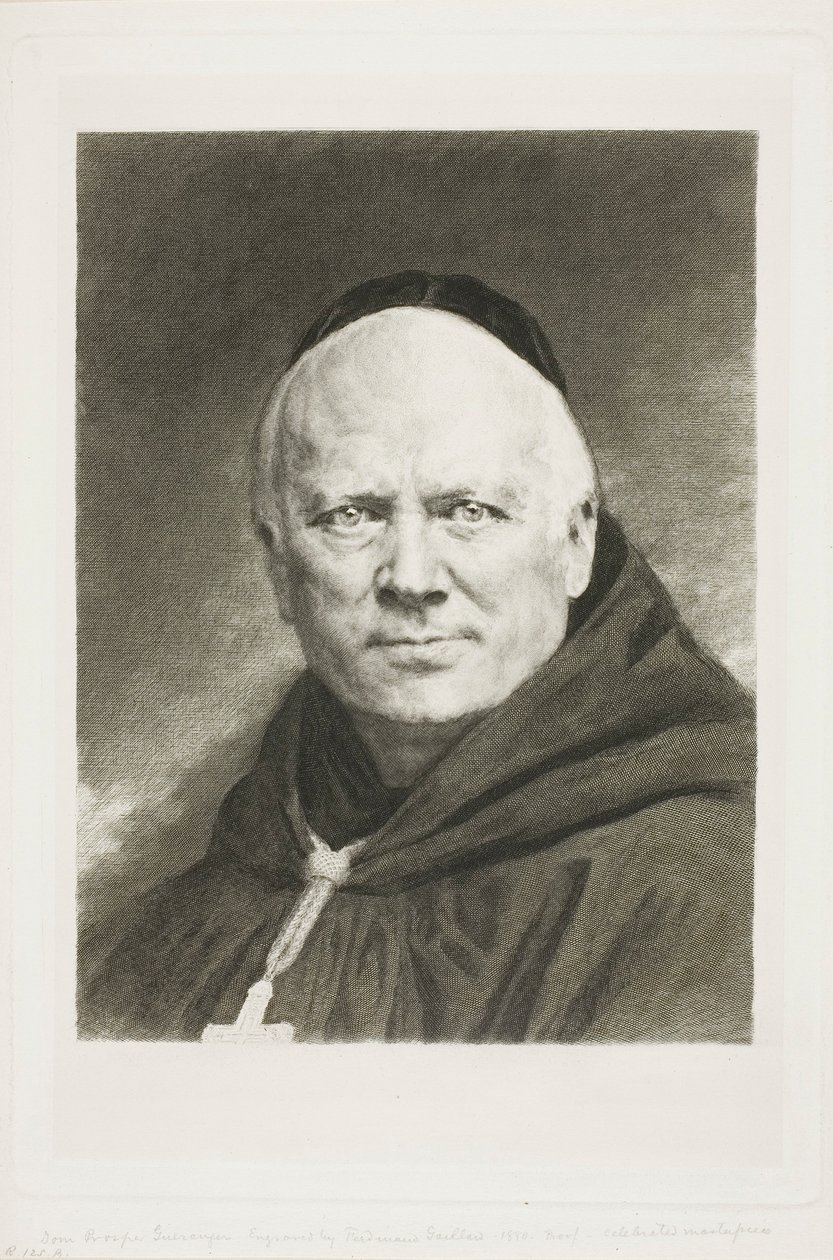 Dom Prosper Guéranger, abbé de Solesmes - Claude Ferdinand Gaillard