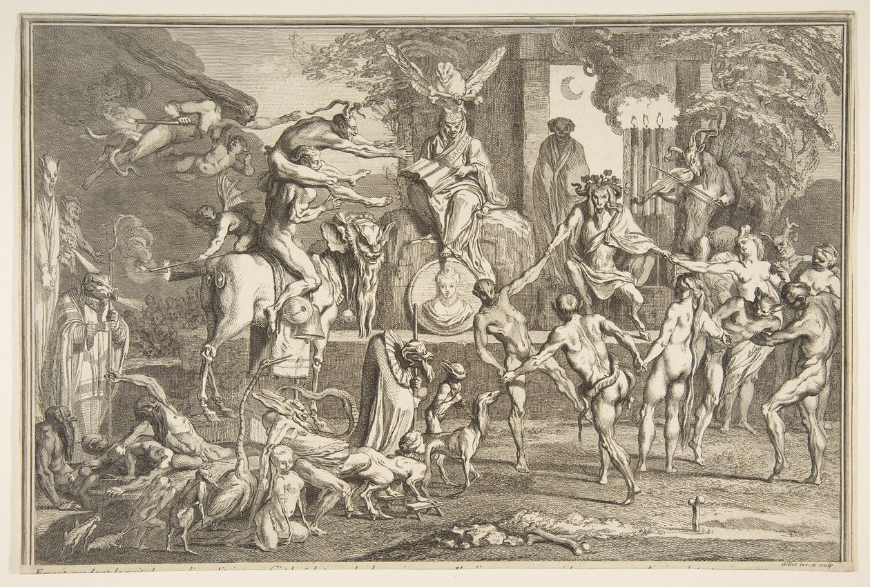 Errant pendant la nuit... n.d. - Claude Gillot