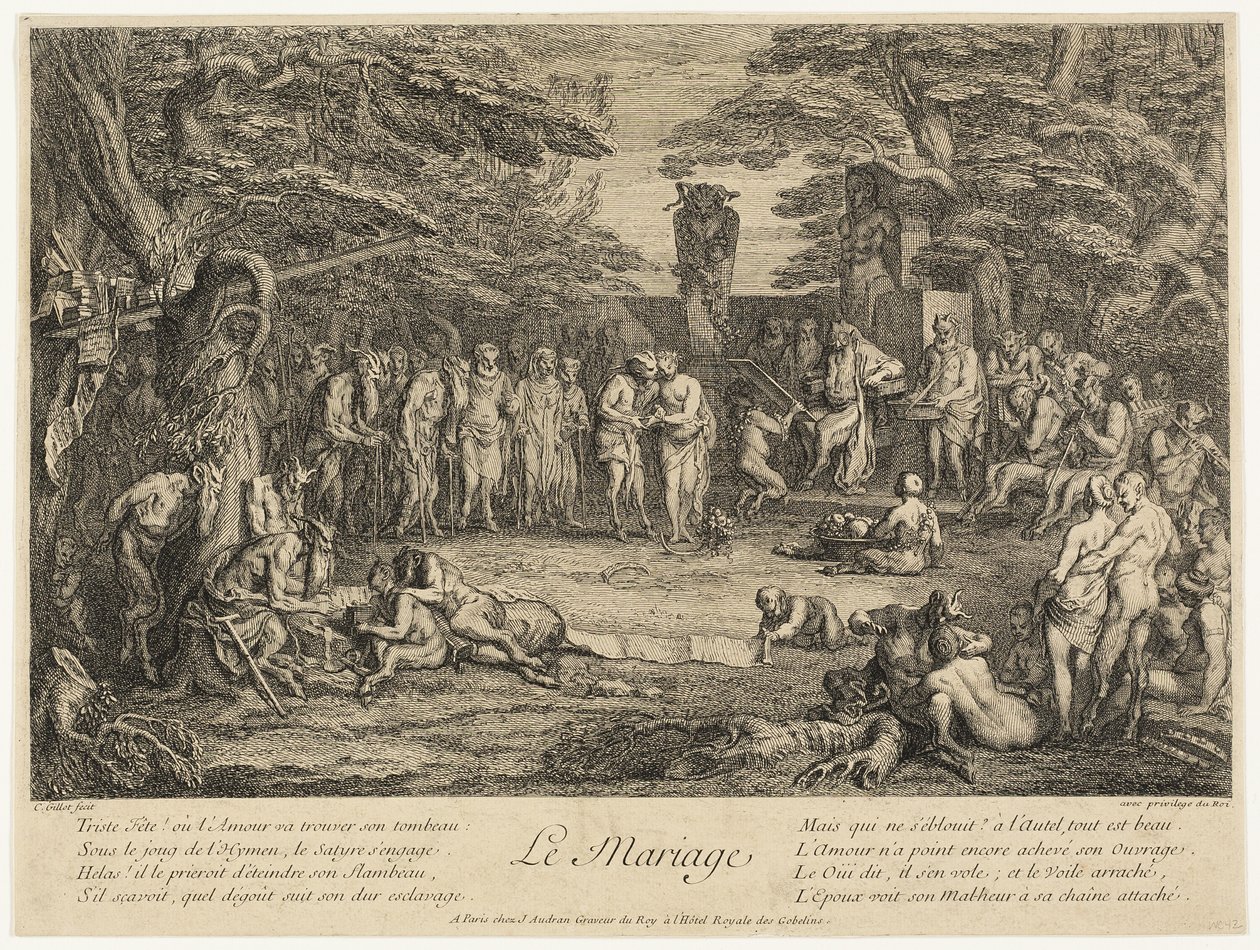 Mariage - Claude Gillot