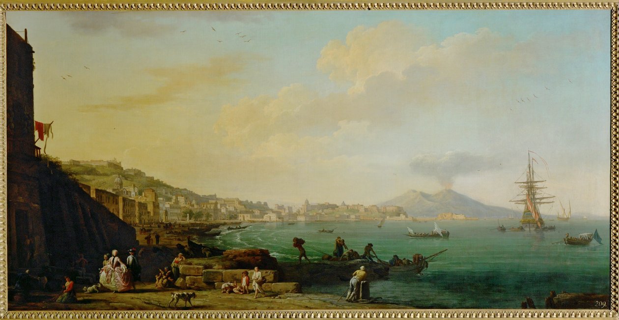Vue de Naples et du Vésuve ... - Claude Joseph Vernet
