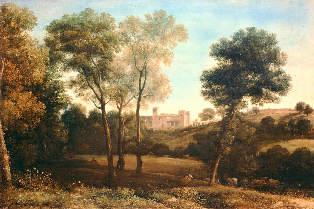 Paysage avec château - Claude Lorrain