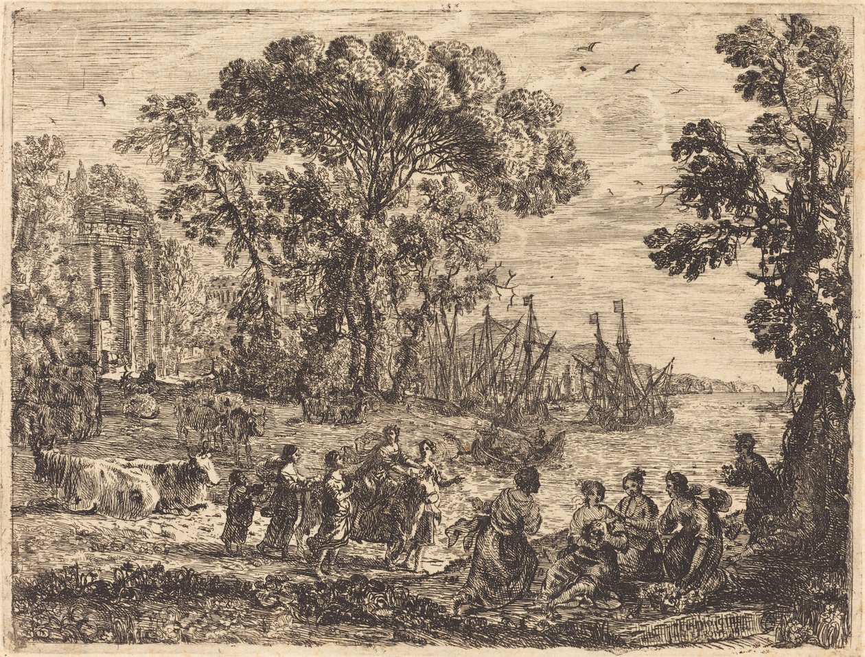Europe et le taureau - Claude Lorrain
