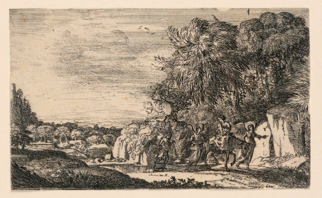 Fuite en Égypte - Claude Lorrain