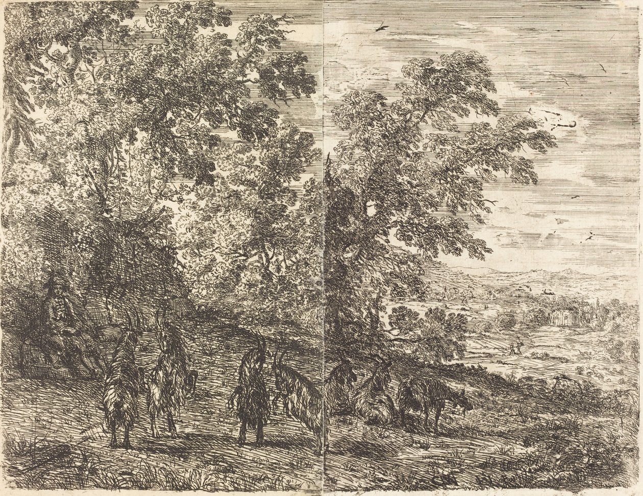 Les chèvres - Claude Lorrain