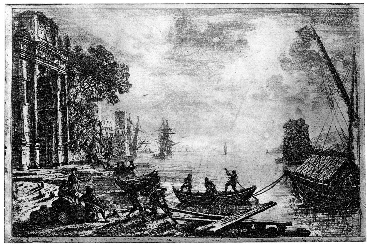 Coucher de soleil - Claude Lorrain