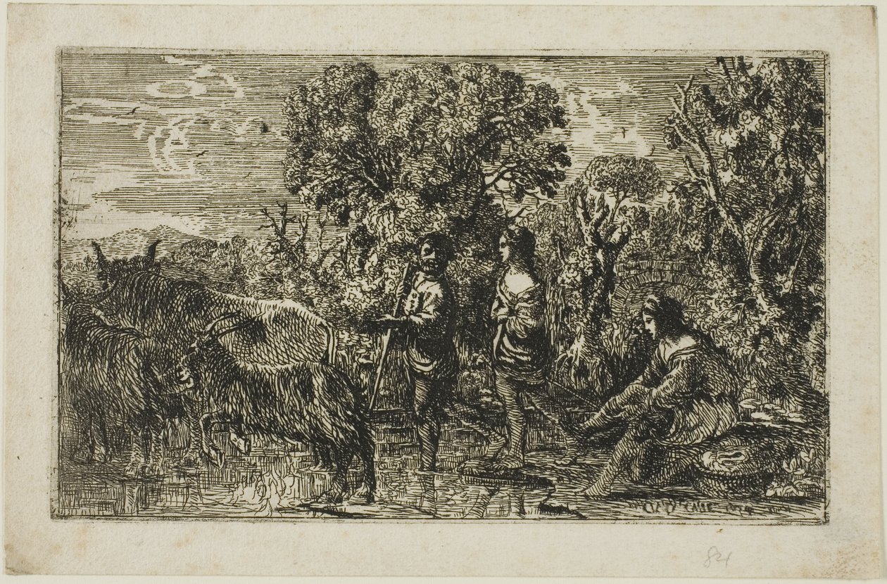 Le gué - Claude Lorrain