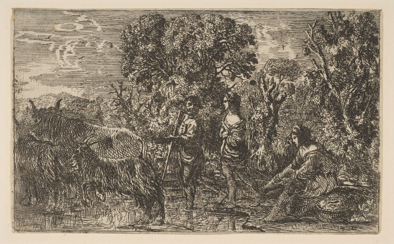 Le gué, 1634 - Claude Lorrain