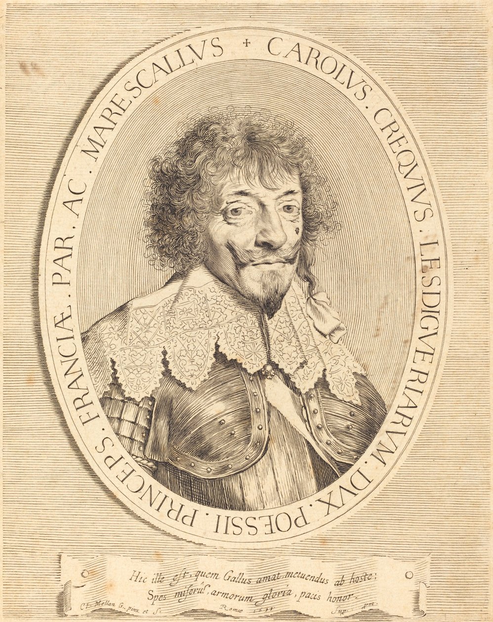 Charles I de Créqui, Duc de Lesdiguières - Claude Mellan