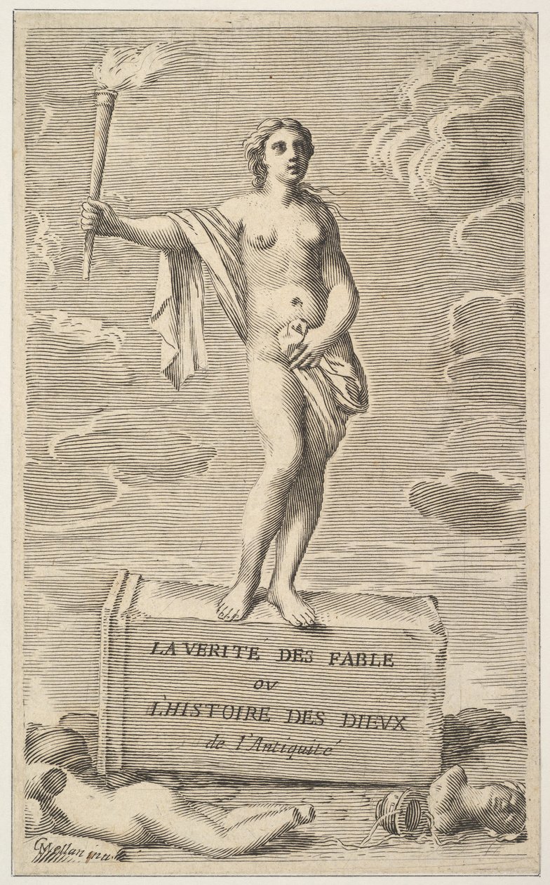 Figure féminine - Claude Mellan
