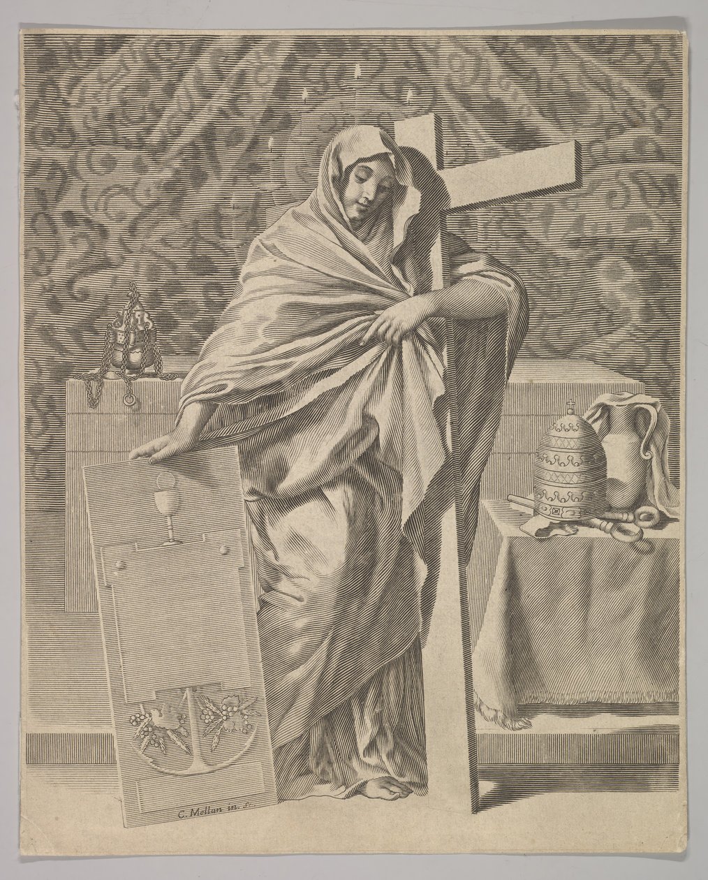 Allégorie de la foi - Claude Mellan