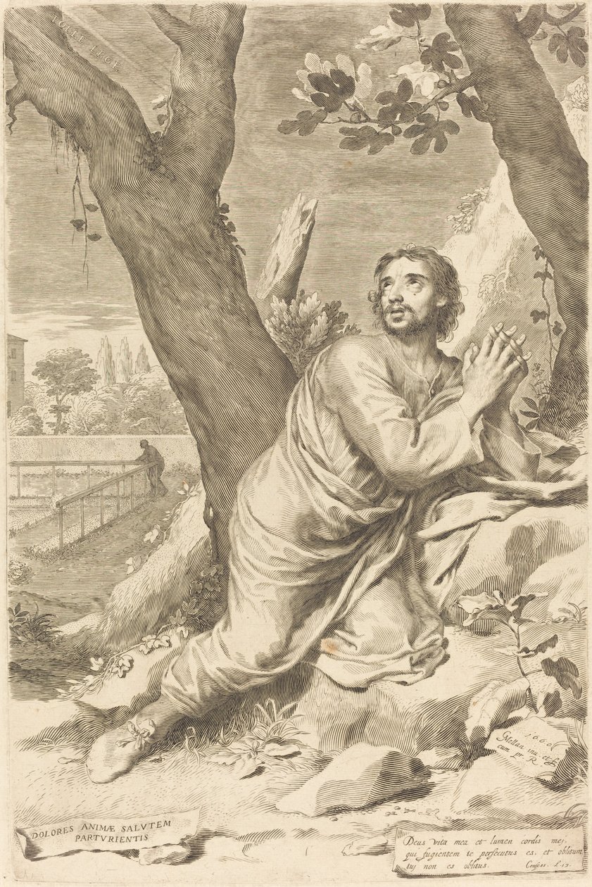 Saint Augustin - Claude Mellan