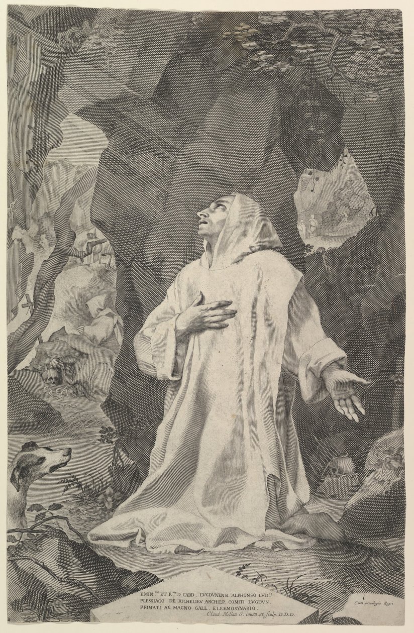 Saint Bruno - Claude Mellan