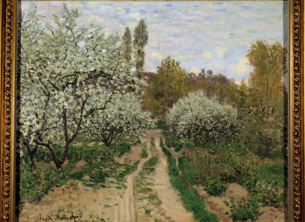 Pommiers en fleurs - Claude Monet