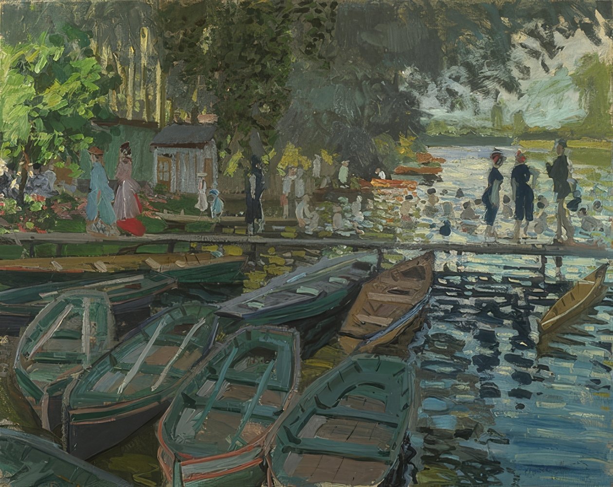 Baigneurs à La Grenouillère - Claude Monet