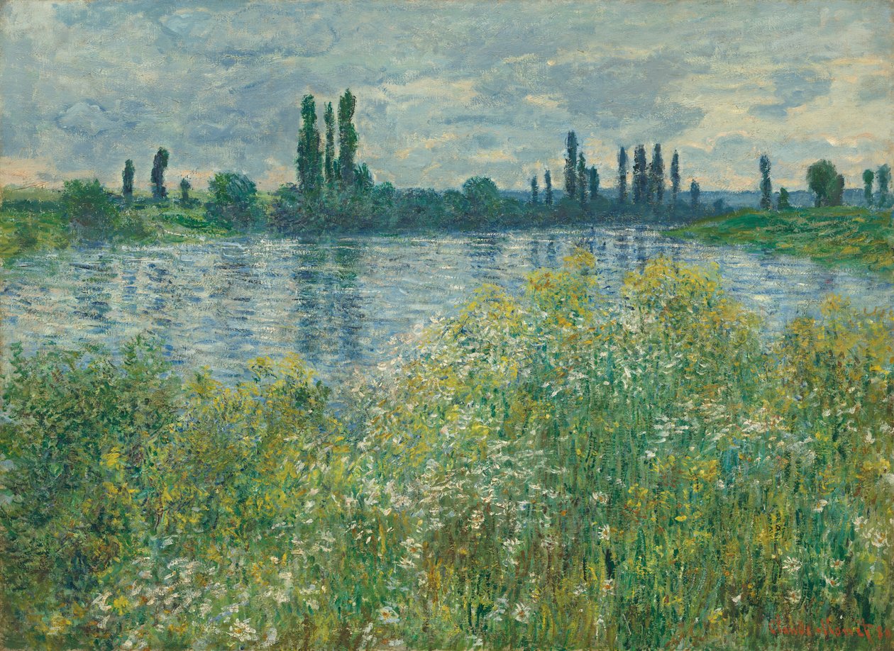 Rives de la Seine, Vétheuil - Claude Monet