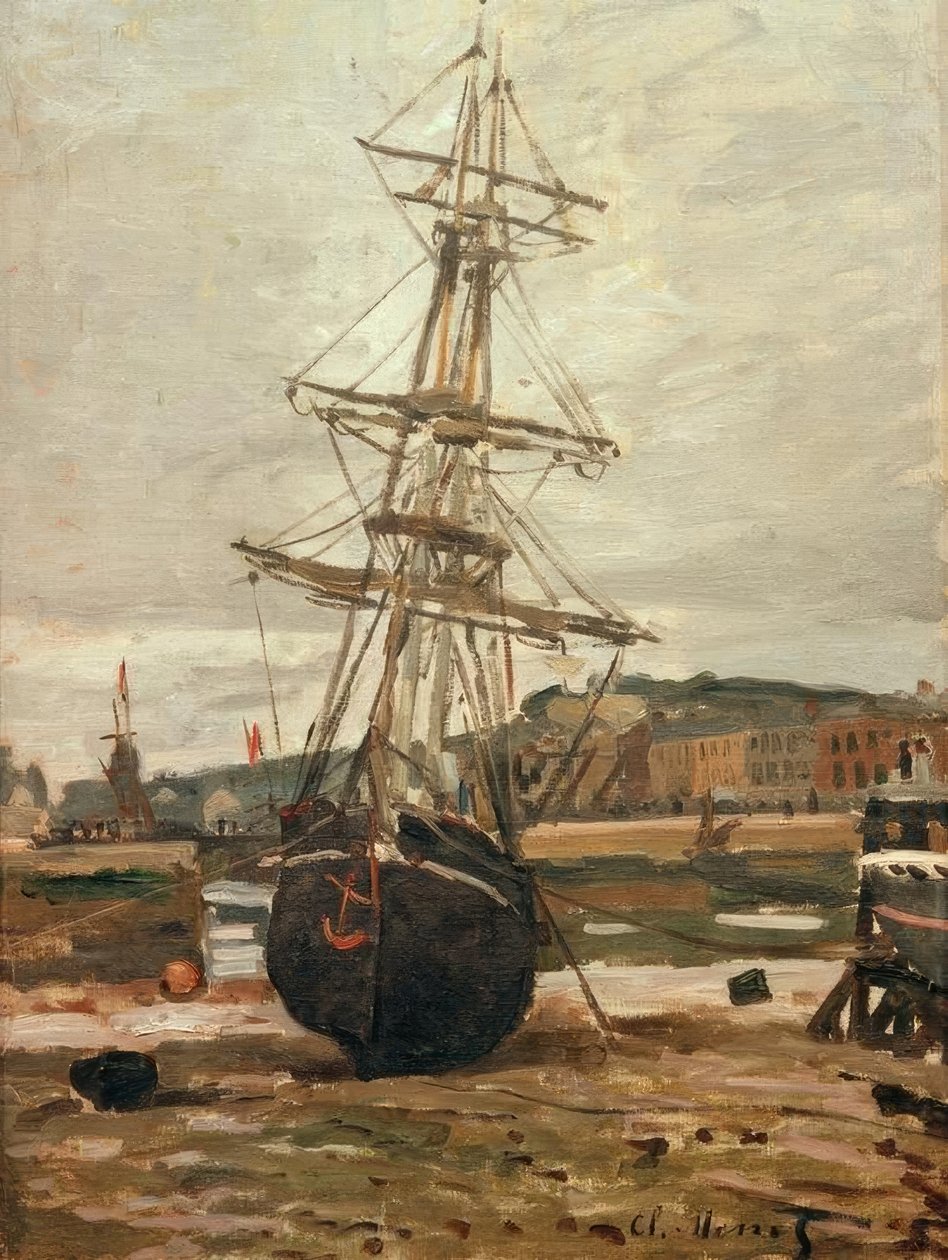 Bateau échoué à Fécamp - Claude Monet